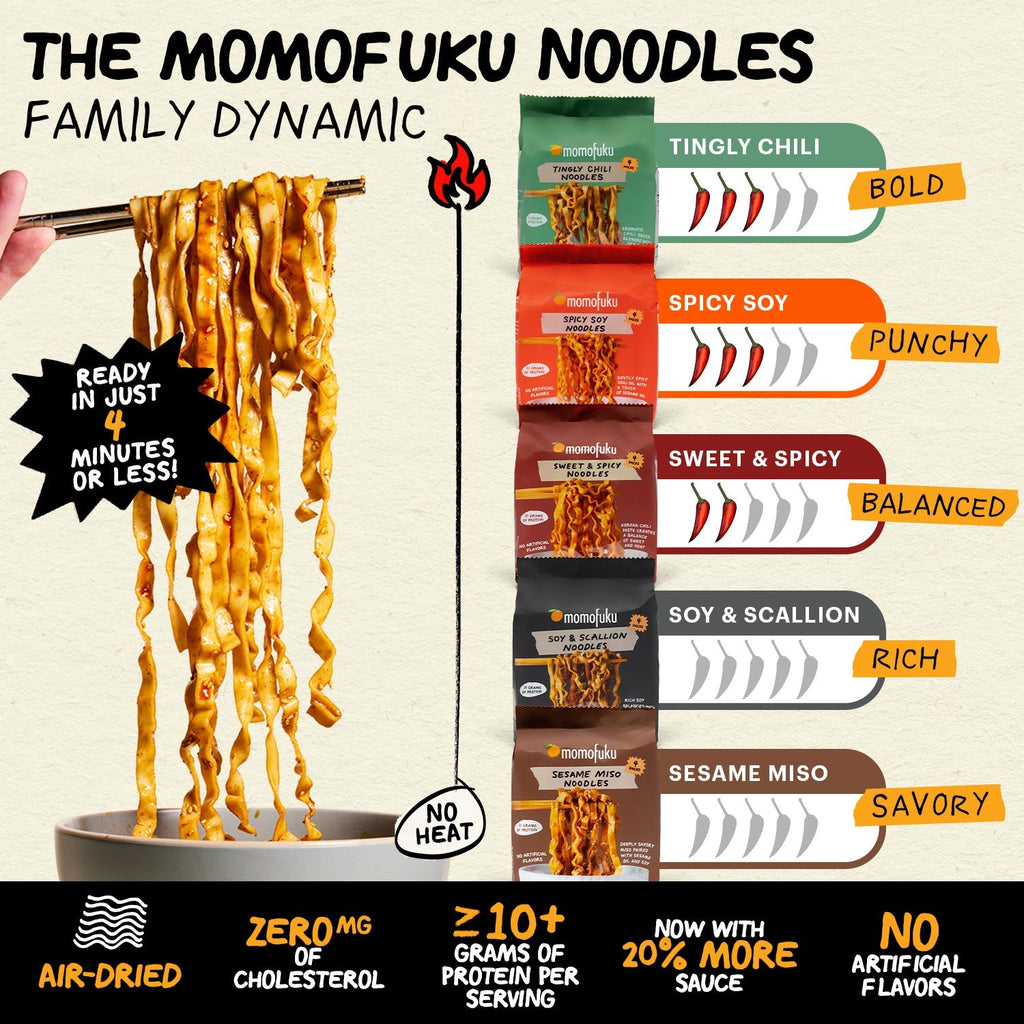 Tingly Chili Noodles | 4 Packs